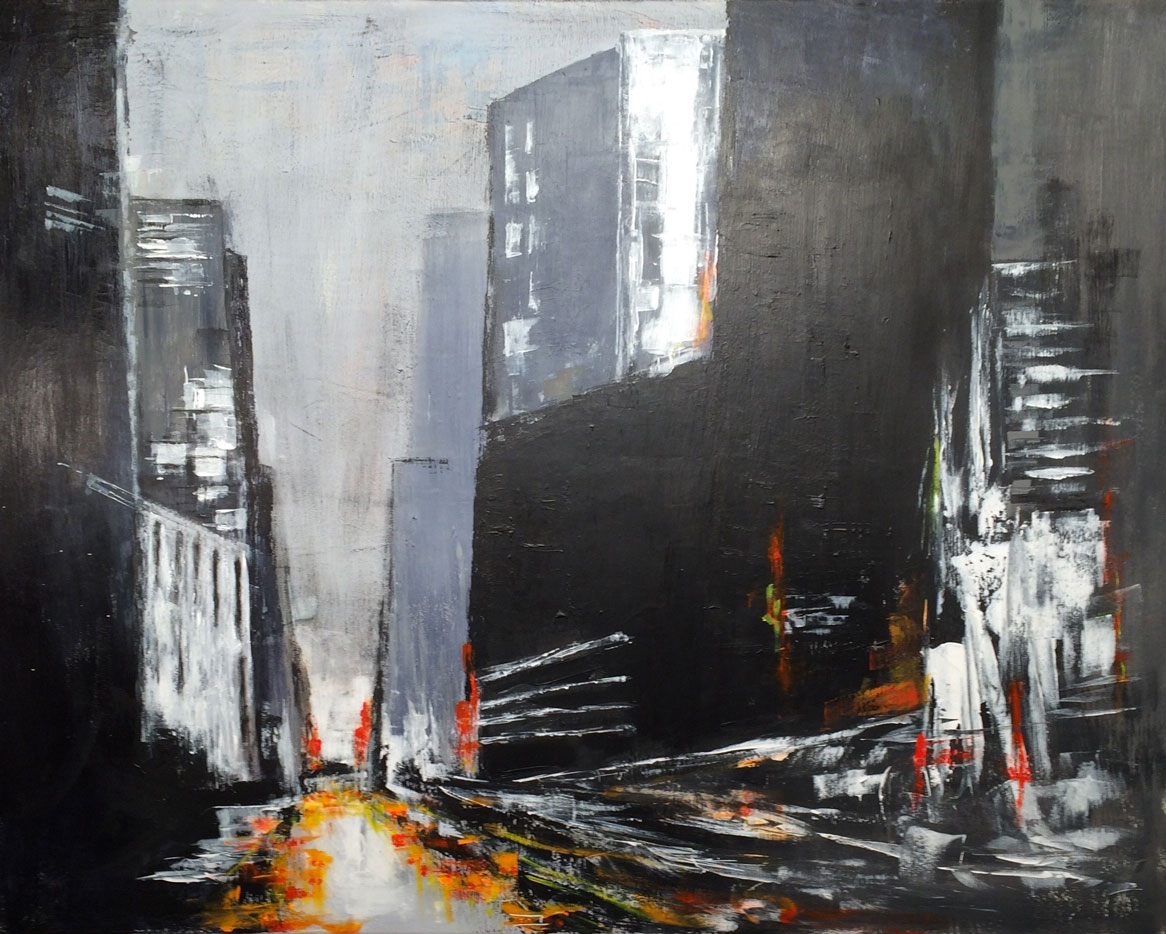 N°2023 - Sun City - Acrylique sur toile - 97 x 146 cm - 21 octobre 2015